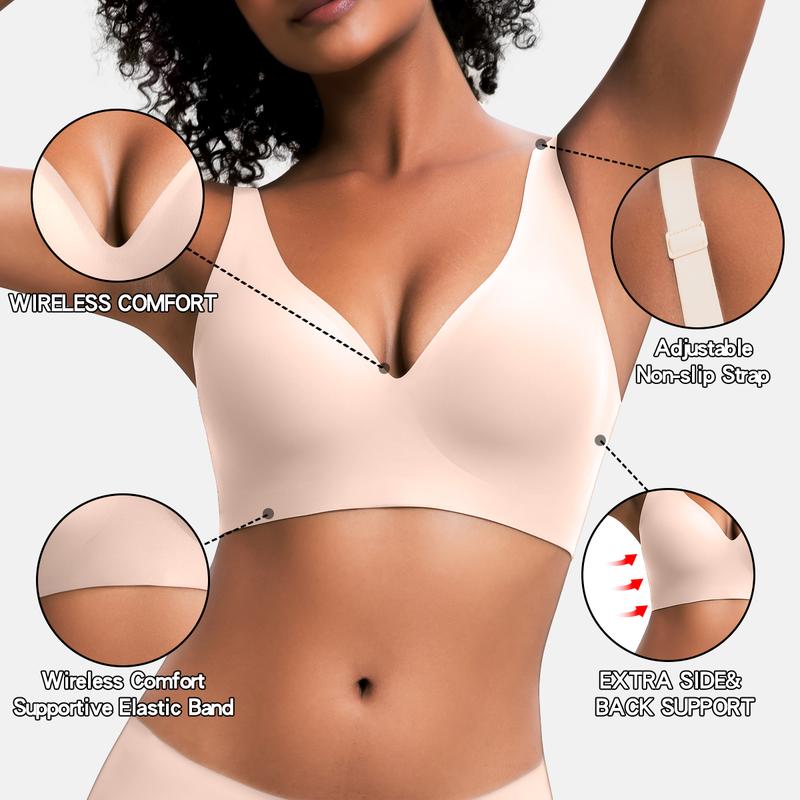 Wireless Womens Comfortable Bras(🎄 Christmas Today Only! Free Shipping Sitewide — Loss-Leader Sale)
