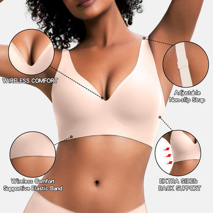 Wireless Womens Comfortable Bras(🎄 Christmas Today Only! Free Shipping Sitewide — Loss-Leader Sale)
